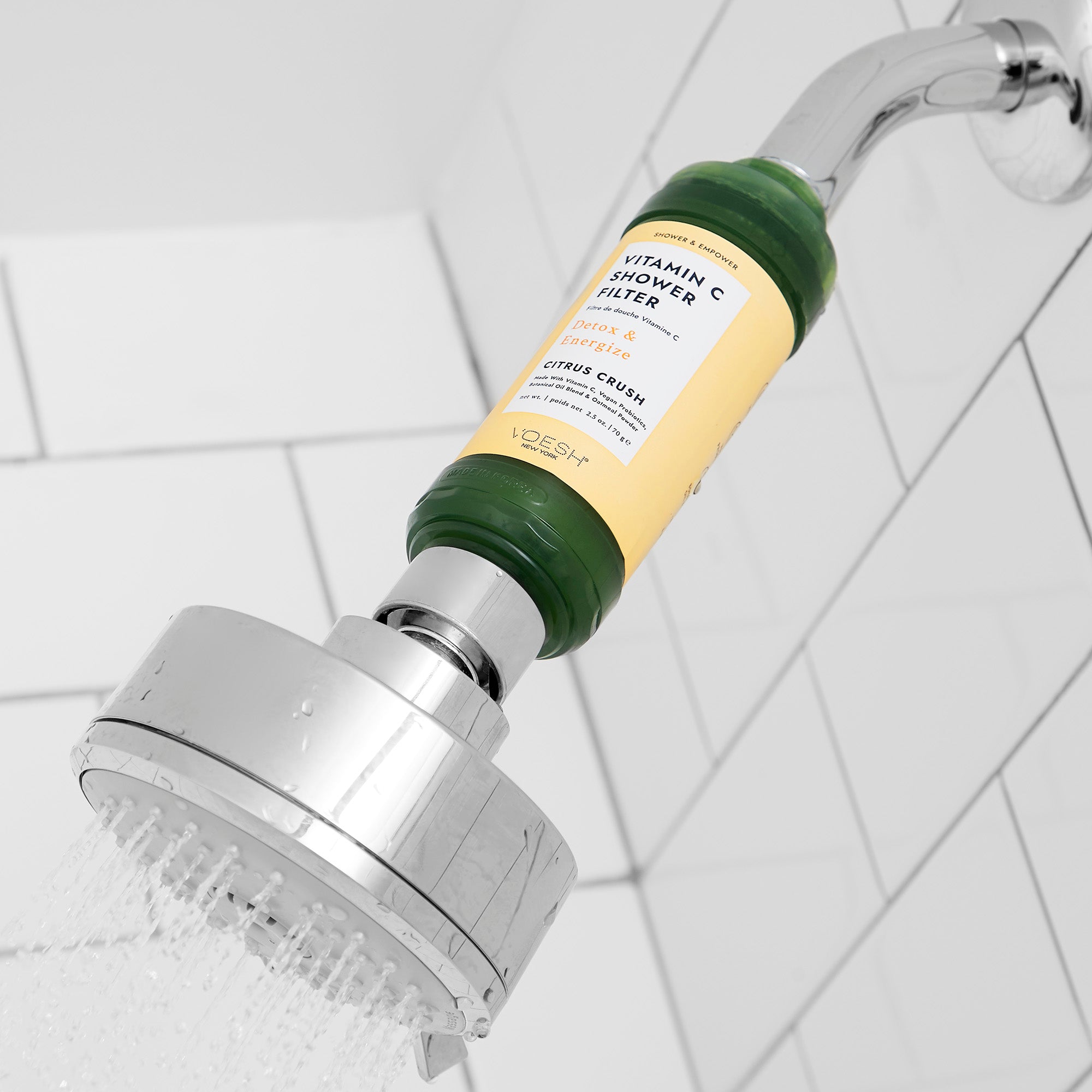 VITAMIN C SHOWER FILTER - CITRUS CRUSH: Detox & Energize