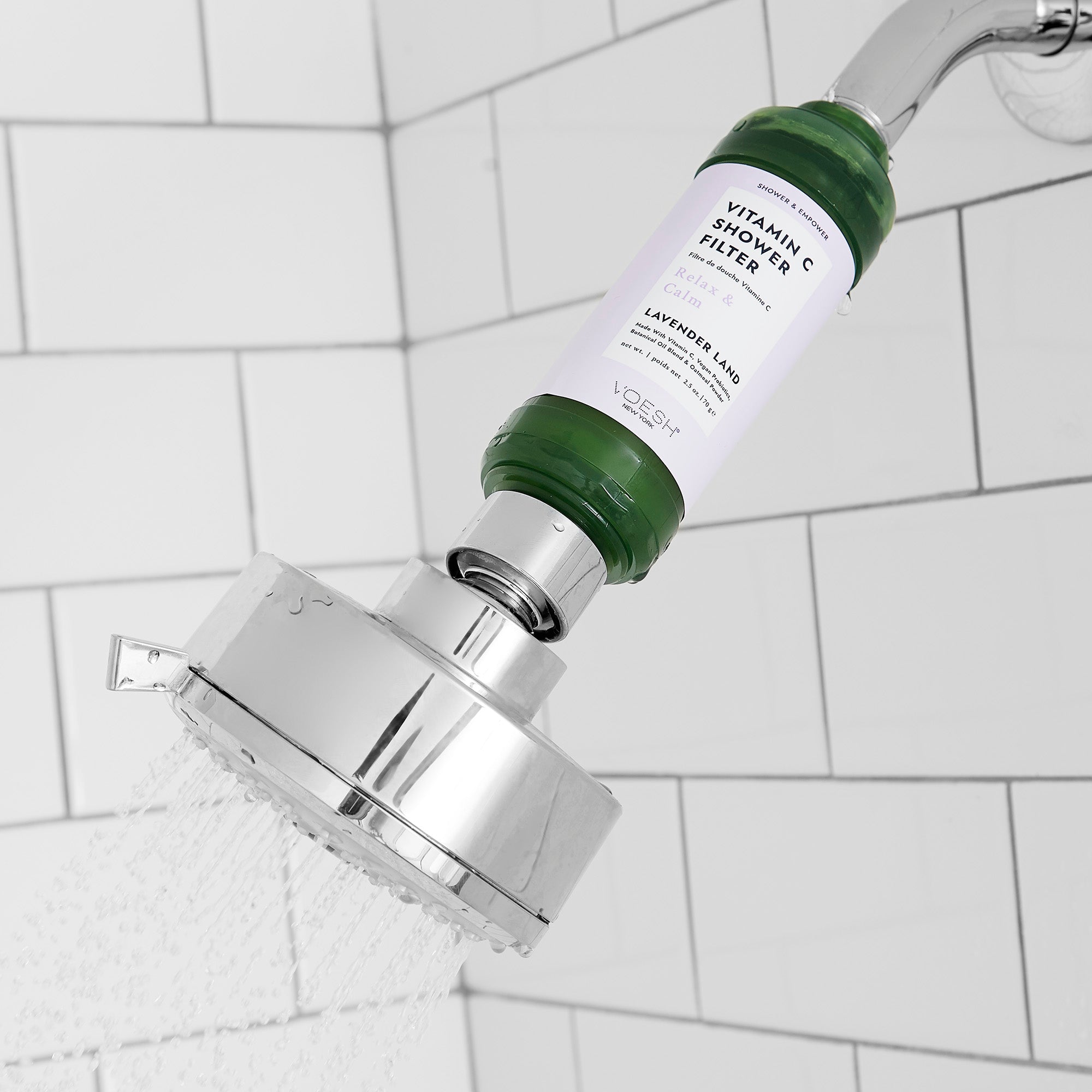 VITAMIN C SHOWER FILTER - LAVENDER LAND: Relax & Calm