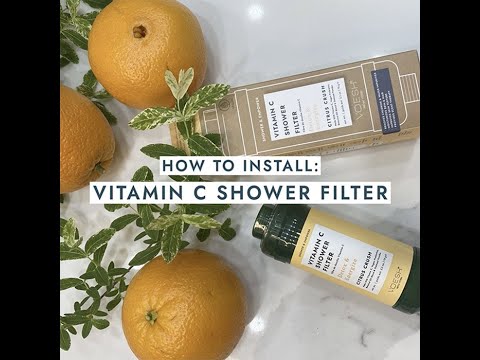 VITAMIN C SHOWER FILTER - RAINFOREST MIST: Restore & Balance