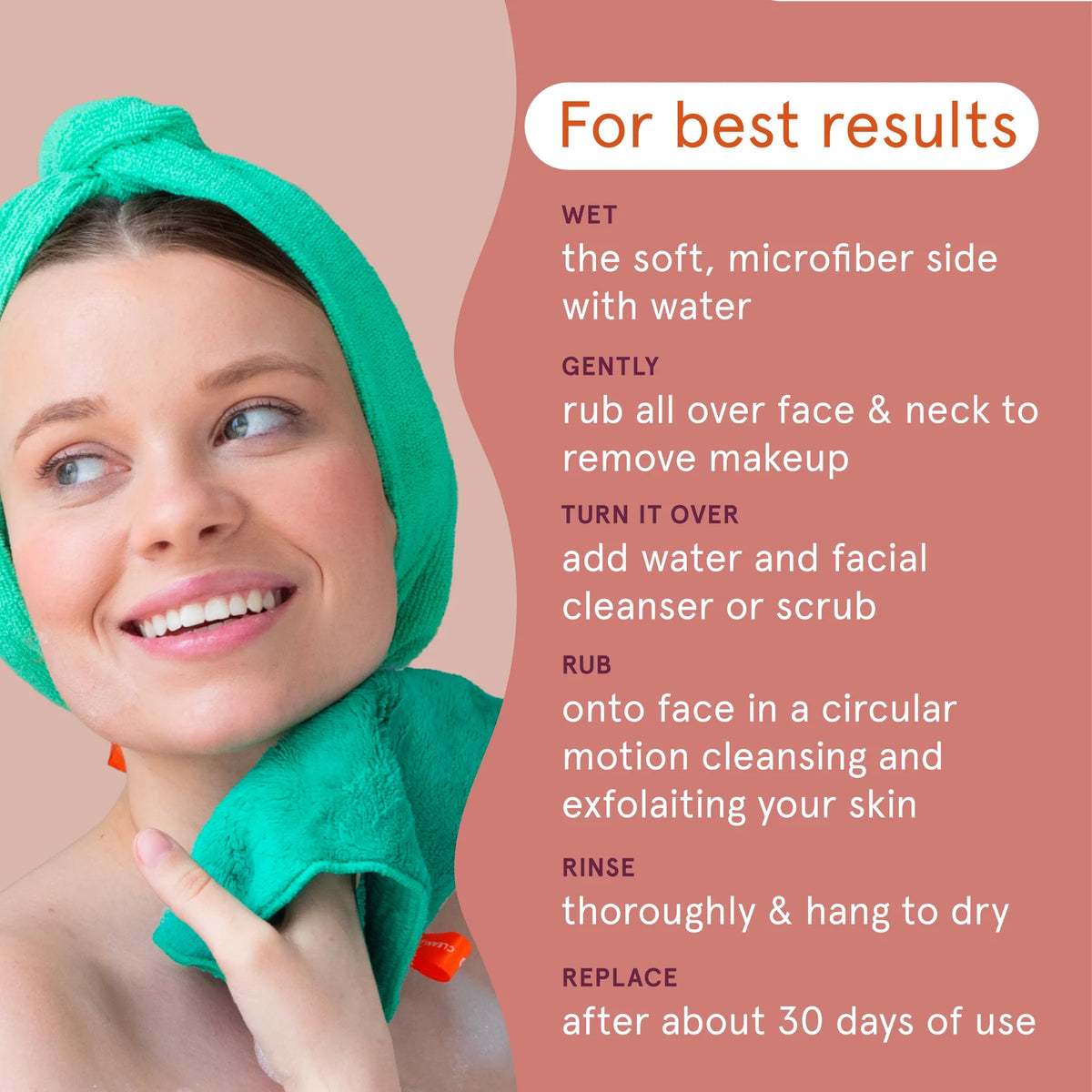 Cleanlogic Dual-Texture Facial Cloth