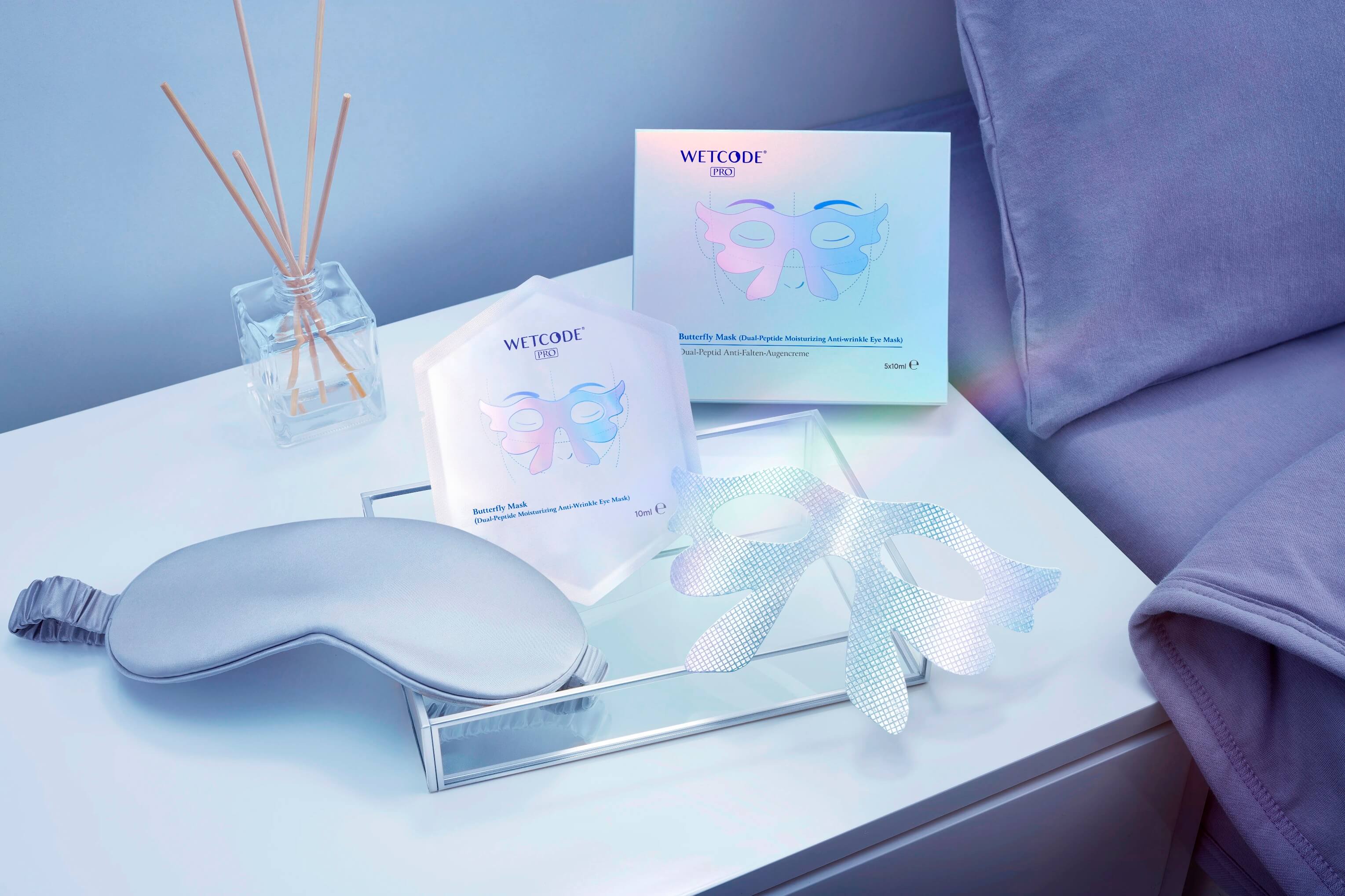 Butterfly Mask (Dual-peptides Moisturizing Anti-wrinkle Eye Mask 10ml*5