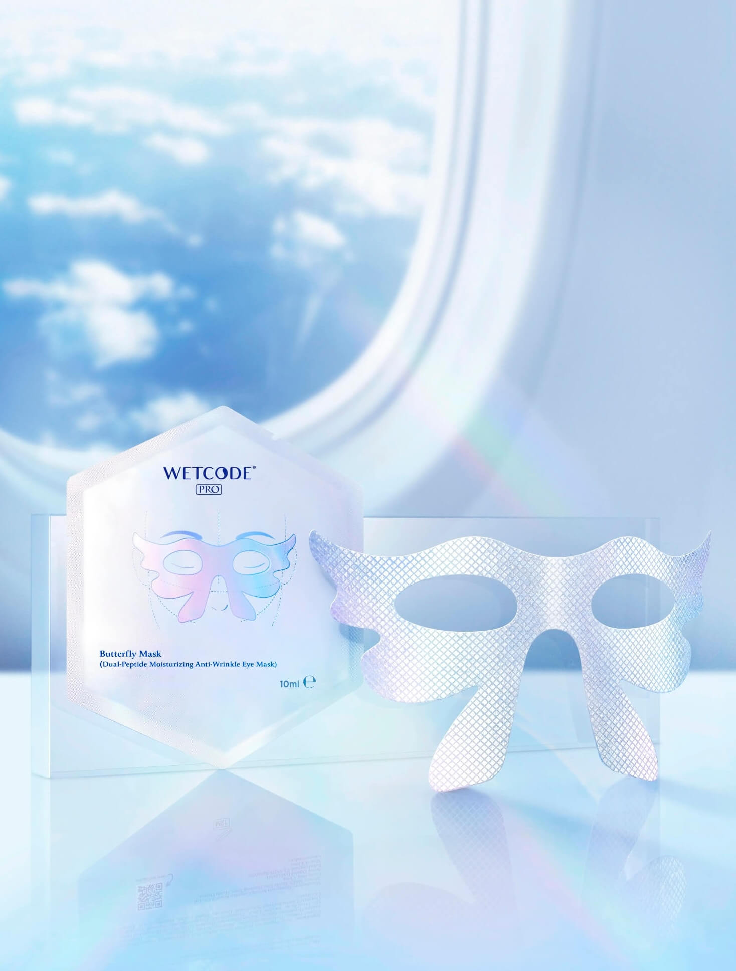 Butterfly Mask (Dual-peptides Moisturizing Anti-wrinkle Eye Mask 10ml*5