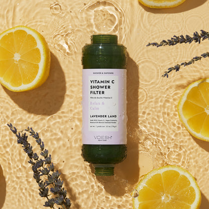 VITAMIN C SHOWER FILTER - LAVENDER LAND: Relax & Calm